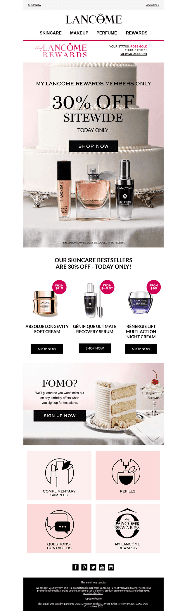Lancome email from Tue, Jul 7, 2026
