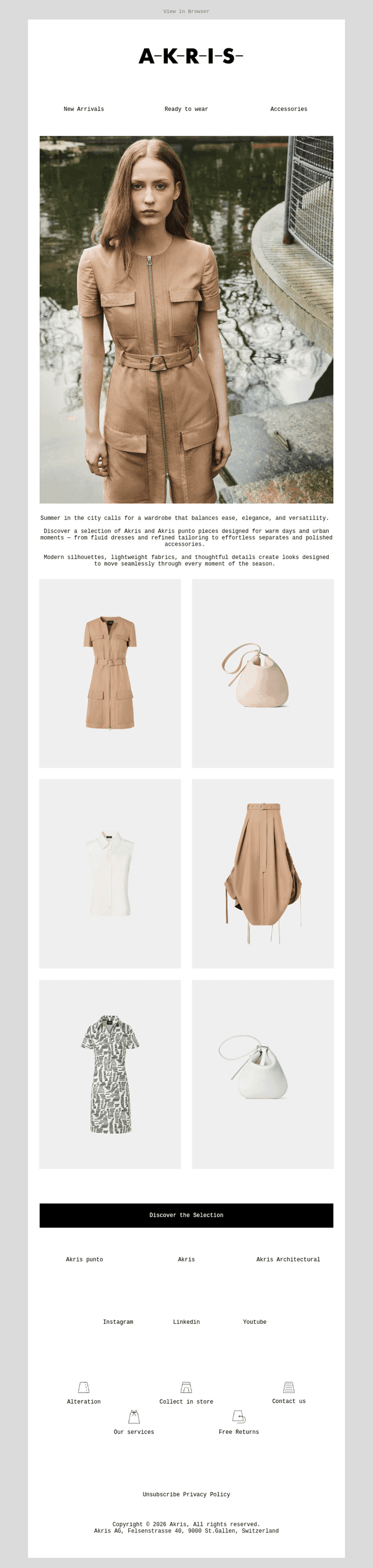 A Summer Wardrobe for the City