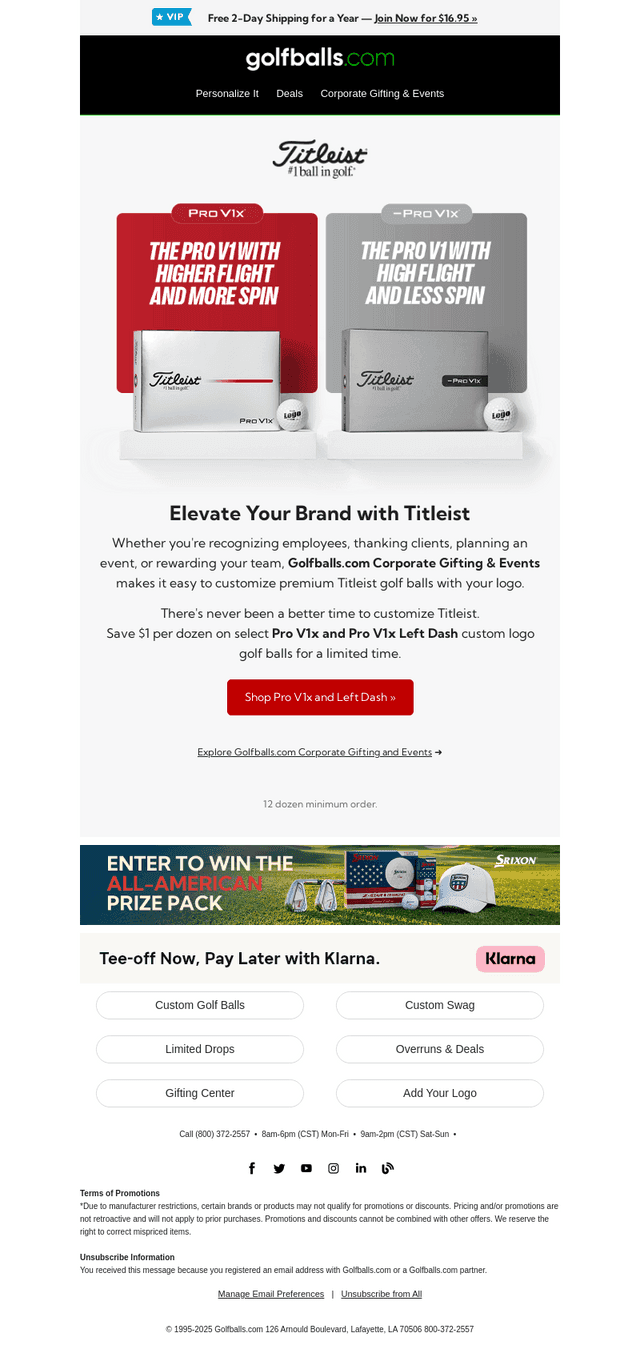 You may qualify for this Titleist offer