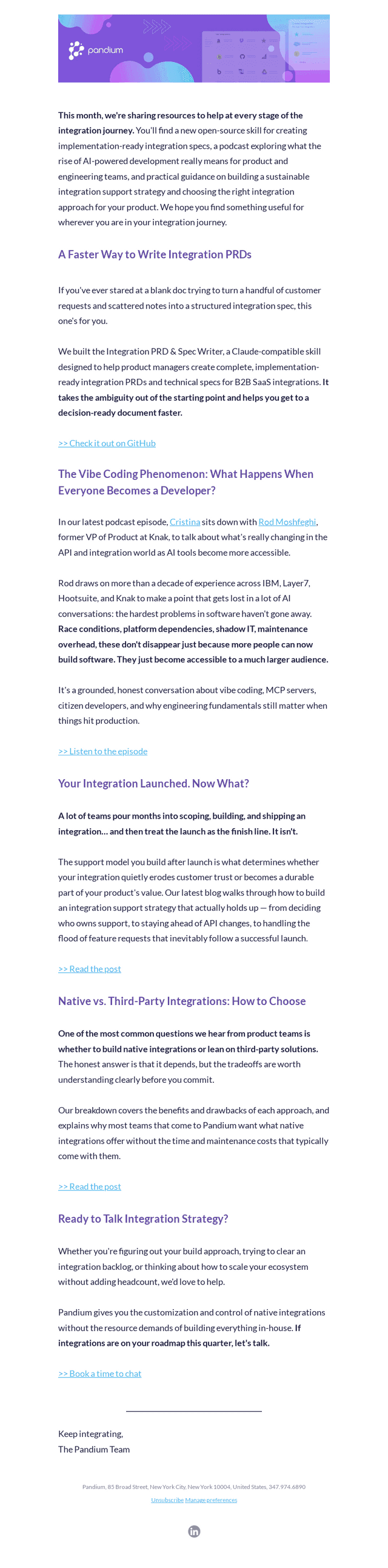 Building Better Integrations, From Planning to Production