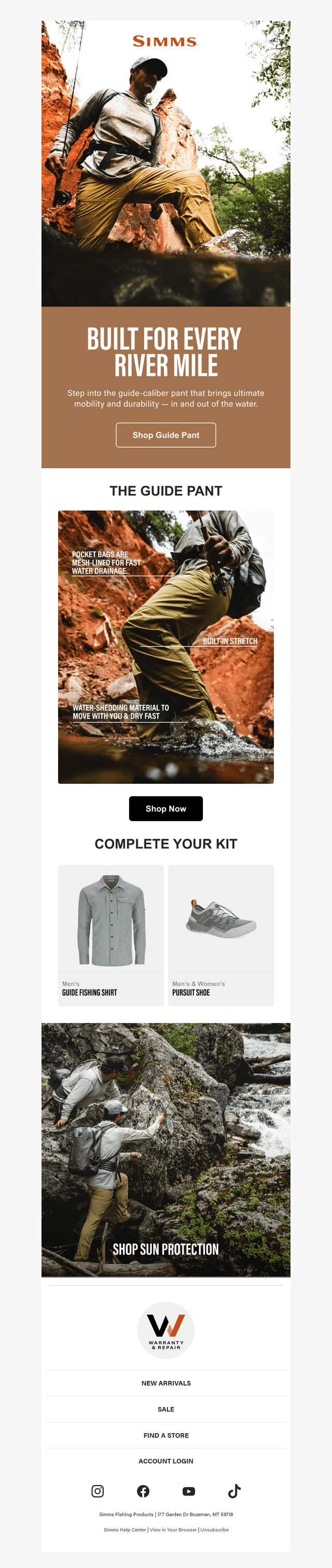 Your favorite fishing pant