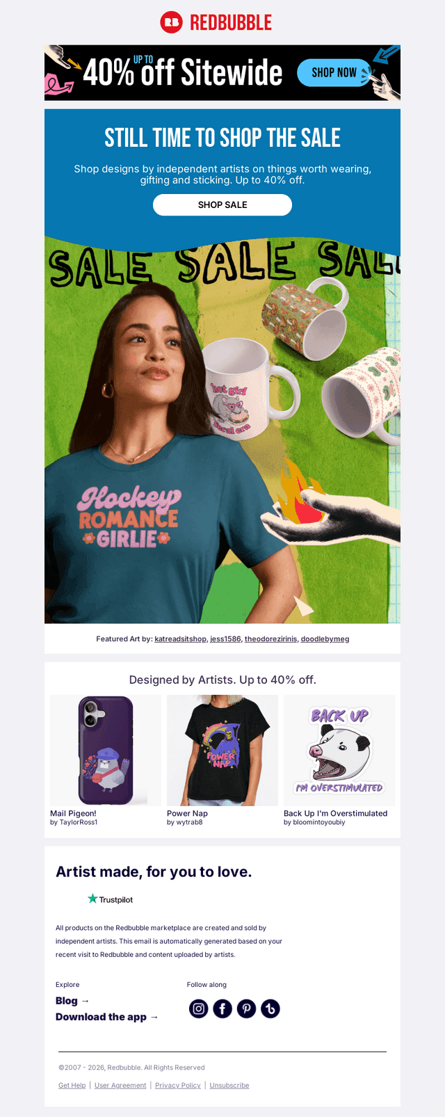 A Little Reminder: Up to 40% off Everything 🪩