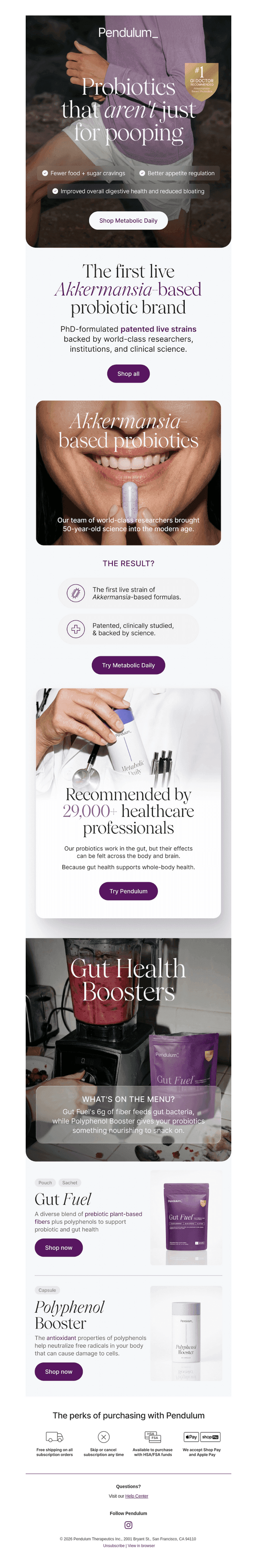A probiotic that isn’t just for pooping