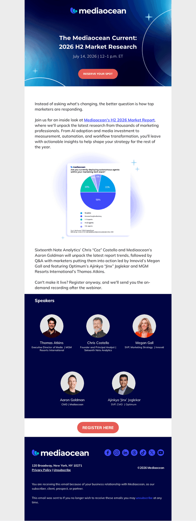 Mediaocean email from Wed, Jul 8, 2026