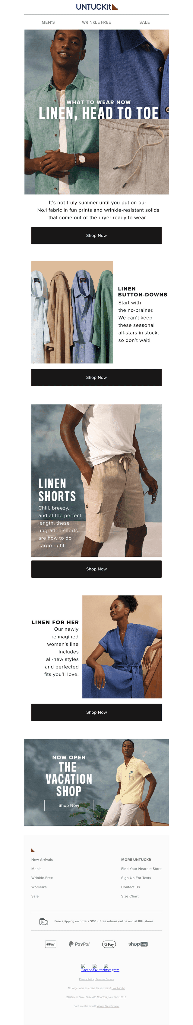 Our No.1 Summer Fabric Is…