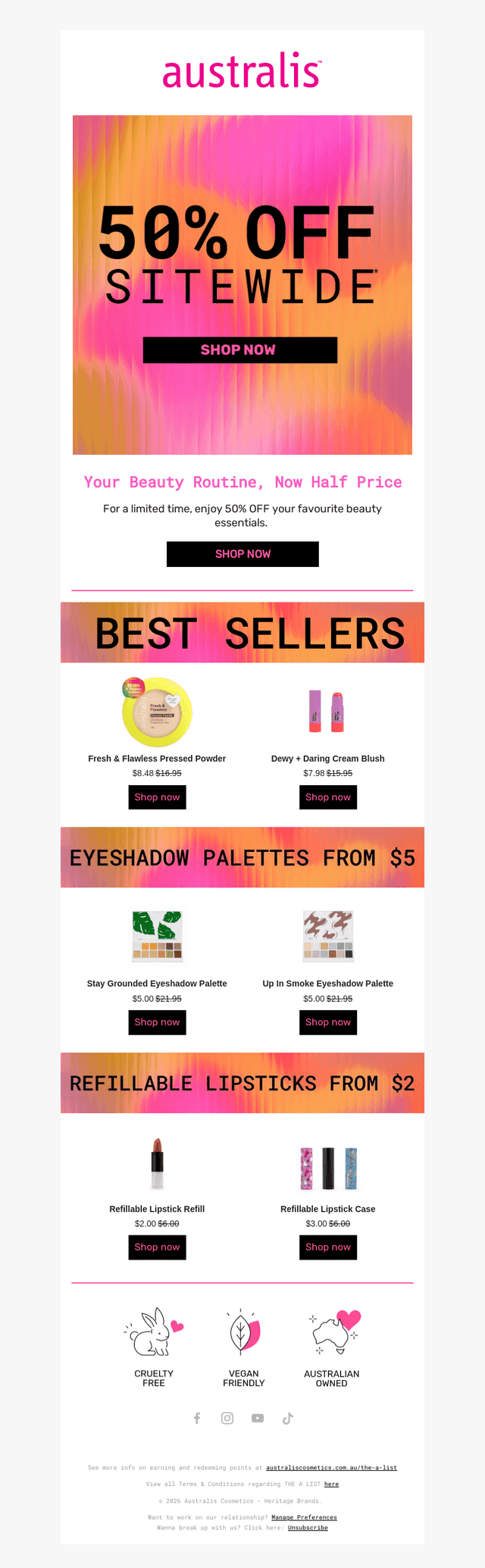50% OFF sitewide? Yes Please! 💕