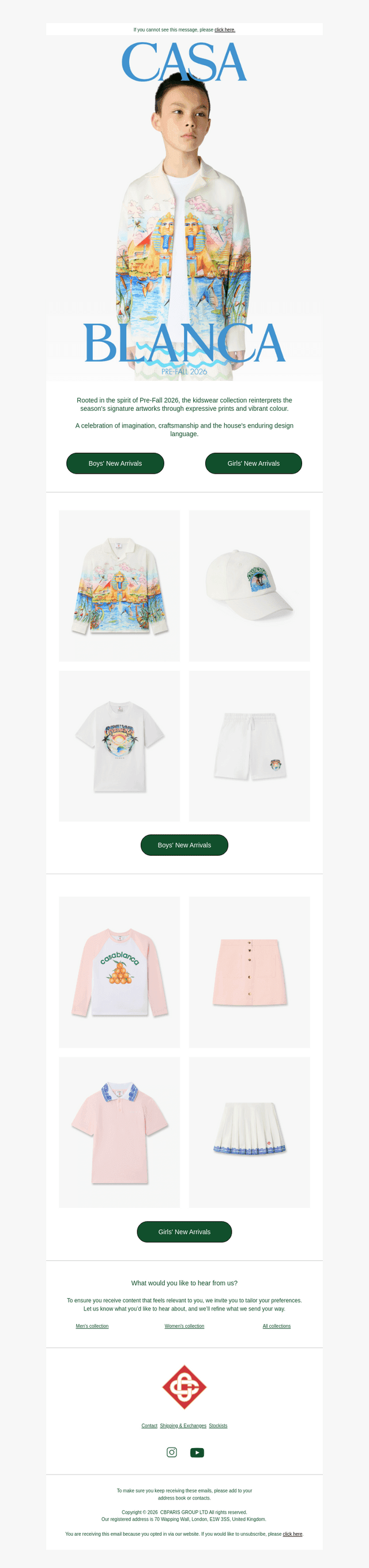Pre-Fall 2026 Kidswear