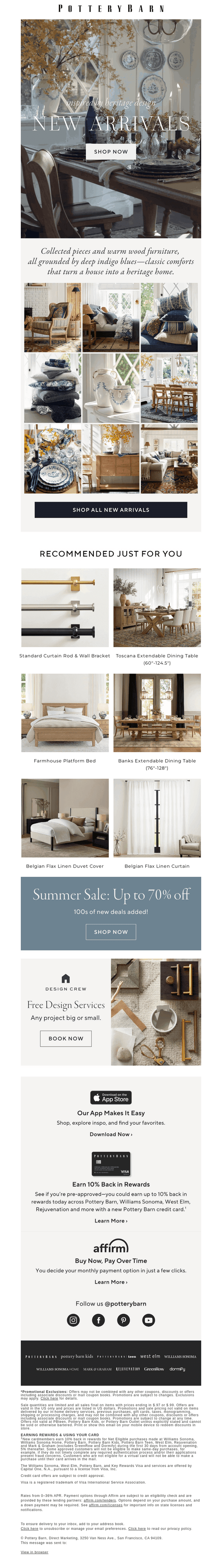 New arrivals inspired by heritage design
