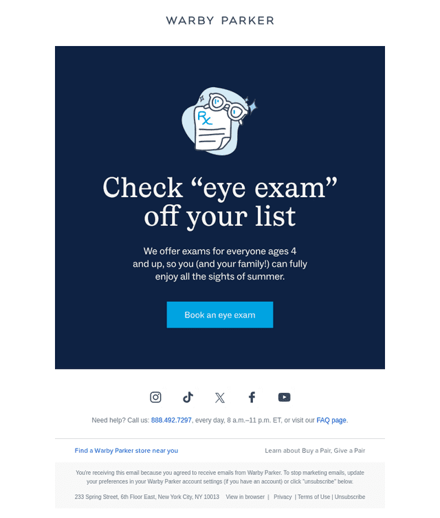 Don’t put off your eye exam