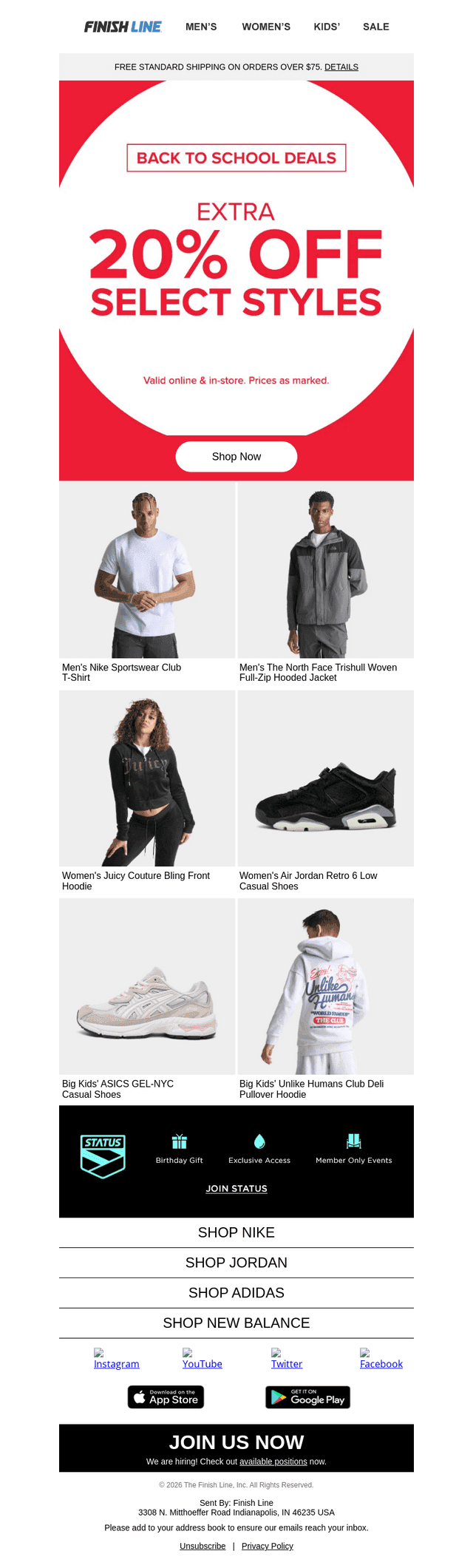 📝 Extra 20% Off = First-Day Fit, For Less