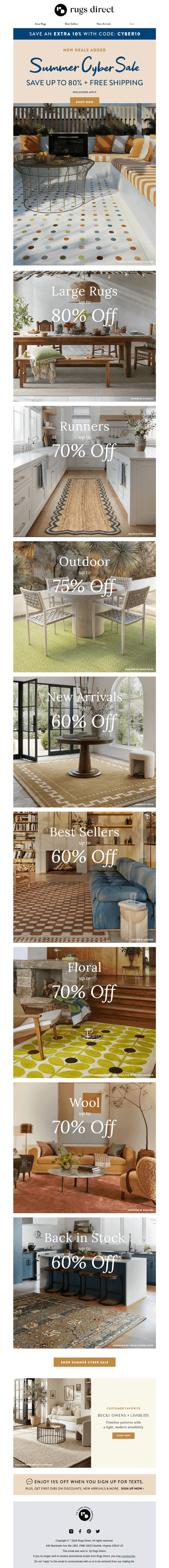 Summer Cyber Sale: Your Code Is Inside