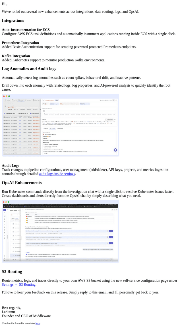 Middleware email from Wed, Jul 8, 2026