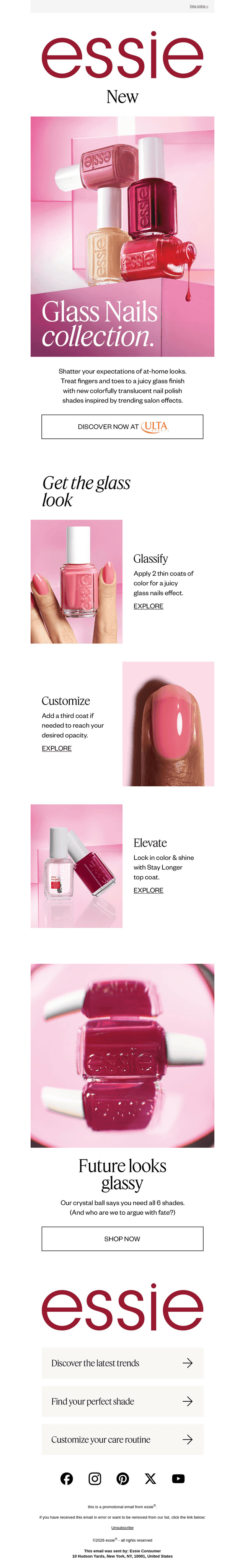 Your nails, but glassier