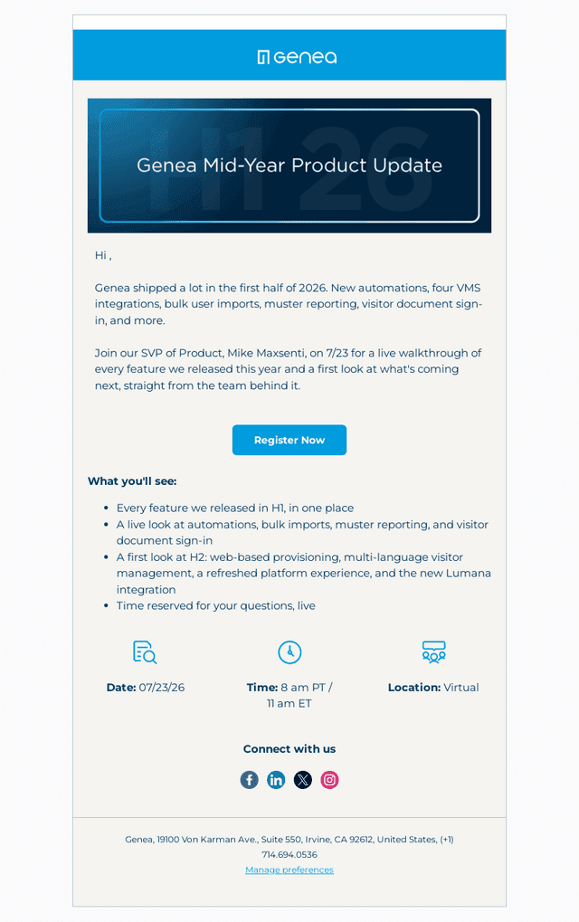Sequr email from Wed, Jul 8, 2026