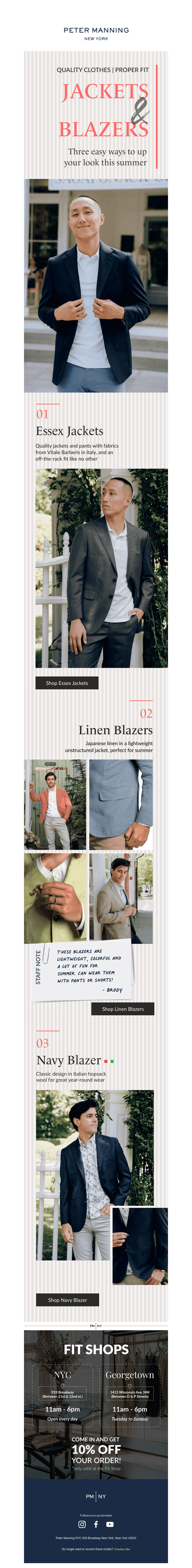 Blazers & Jackets, up your look!