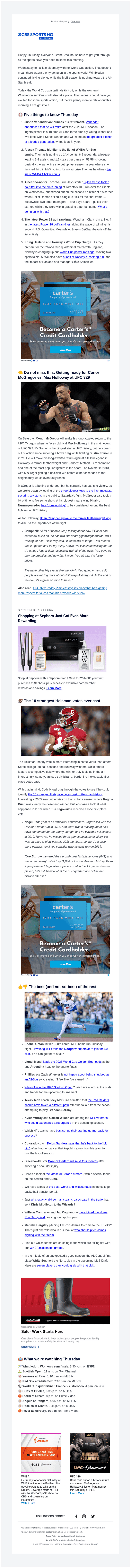 CBS email from Thu, Jul 9, 2026