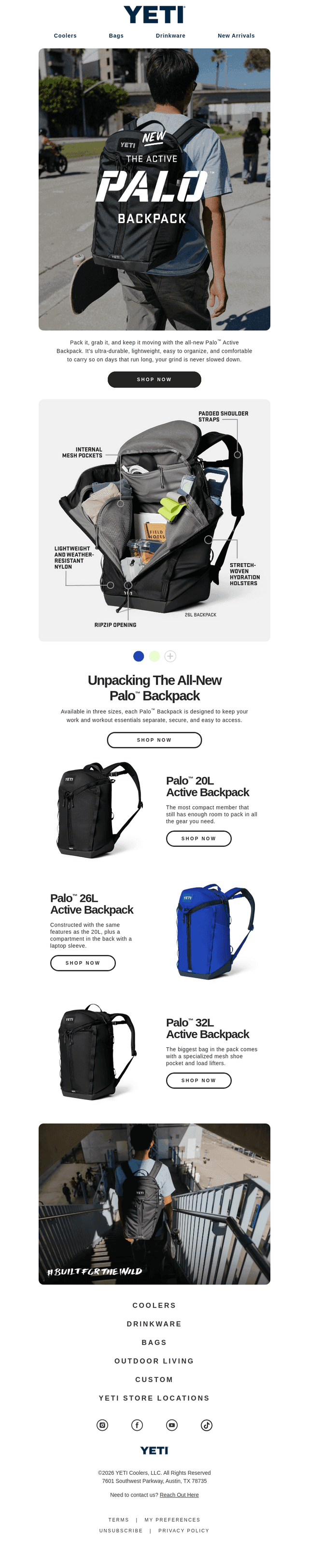 JUST DROPPED: The All-New Palo™ Active Backpack