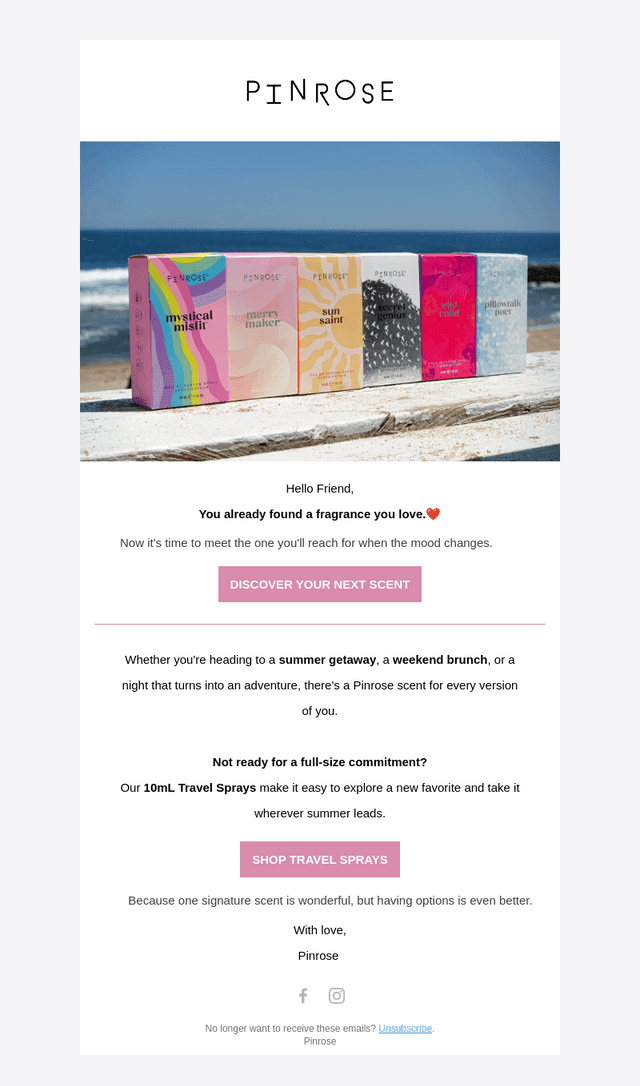 Pinrose email from Thu, Jul 9, 2026