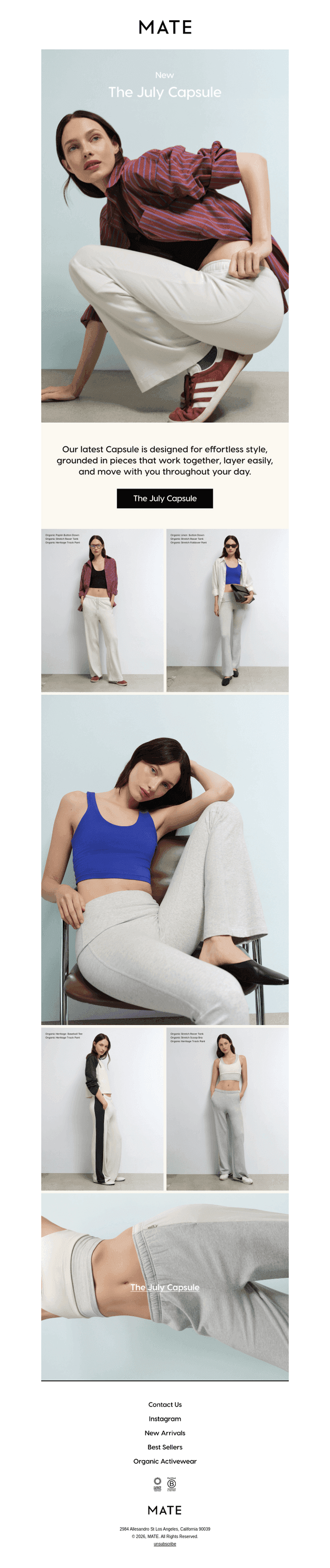 NEW: THE JULY CAPSULE