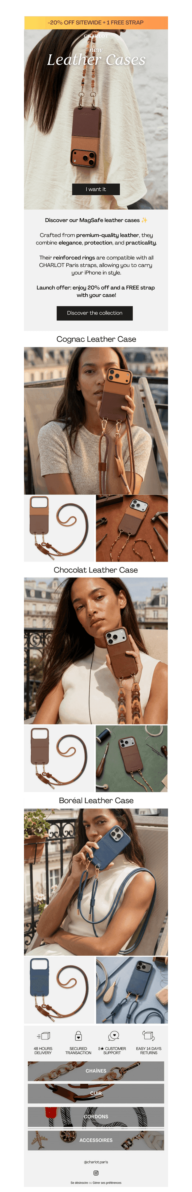New: Leather Cases ✨ 3 Bold Colors