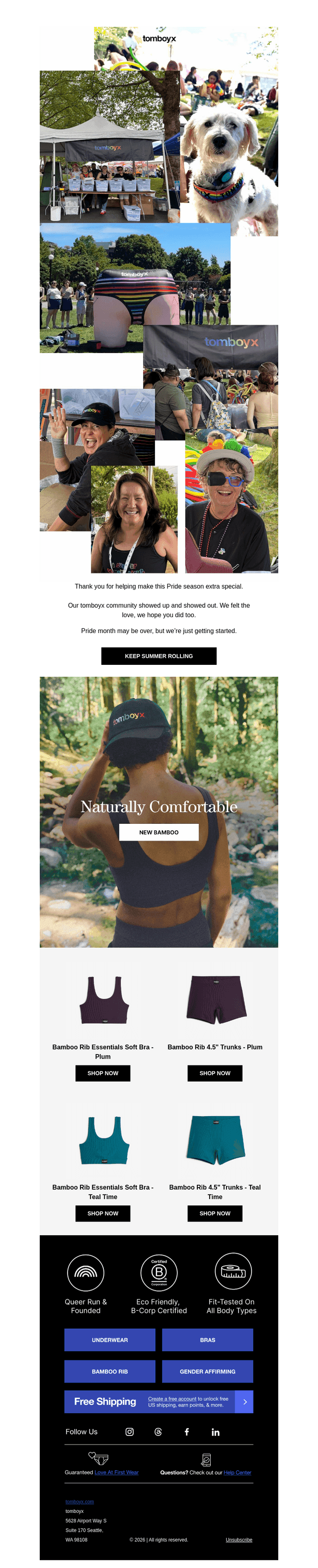 TomboyX email from Thu, Jul 9, 2026