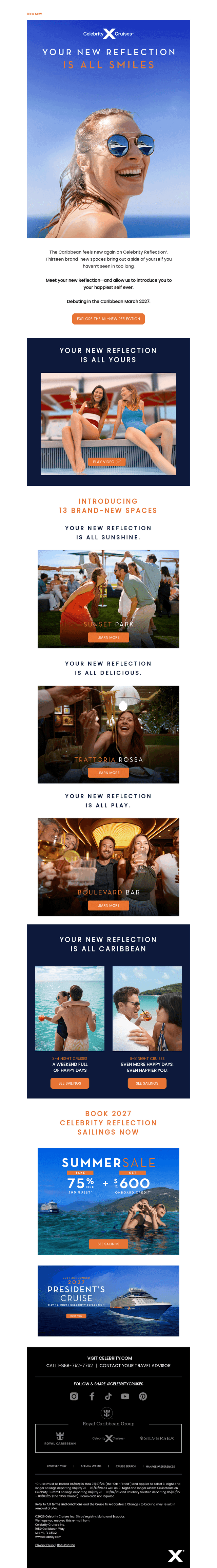 Meet your new Celebrity Reflection