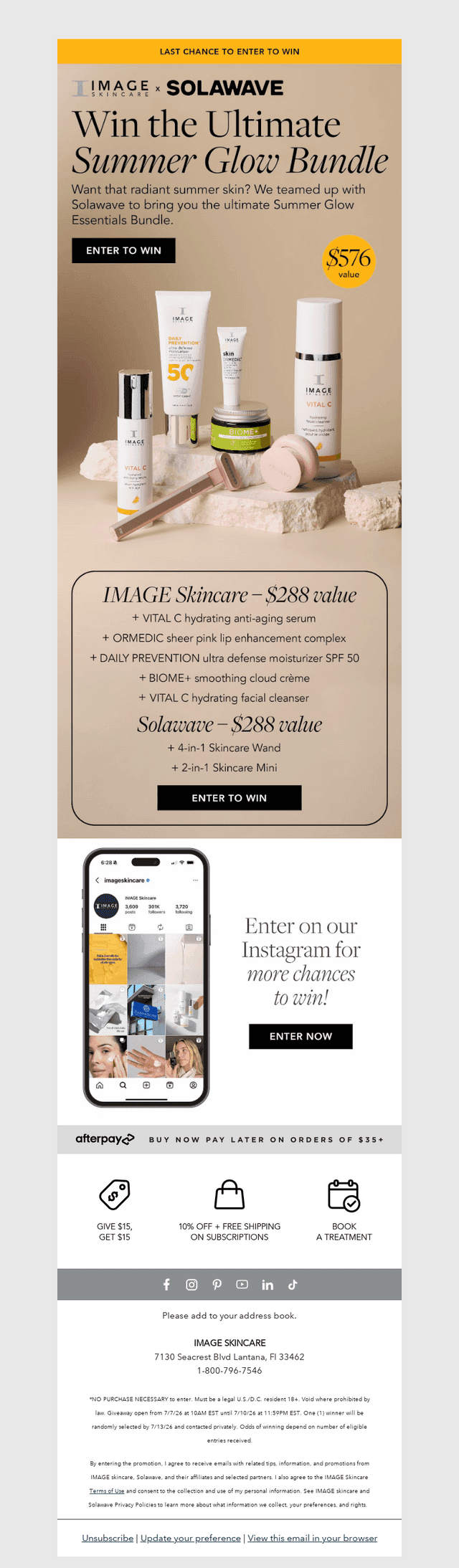 IMAGE Skincare email from Thu, Jul 9, 2026