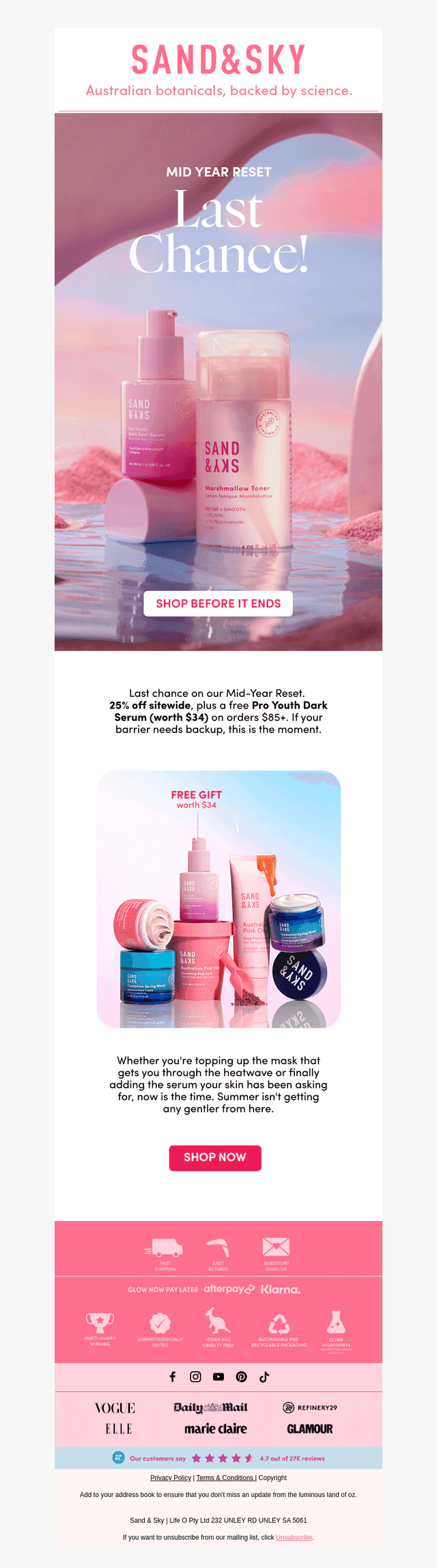 Last chance. Mid-Year Reset ends soon.