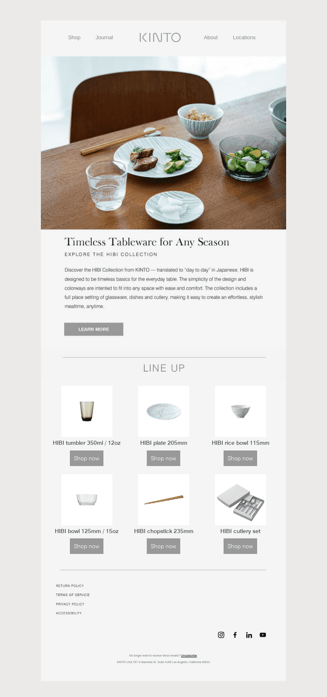 Timeless Tableware for Any Occassion