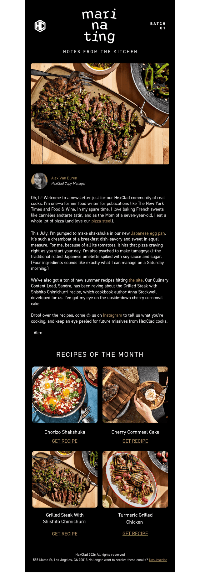 HexClad Cookware email from Thu, Jul 9, 2026