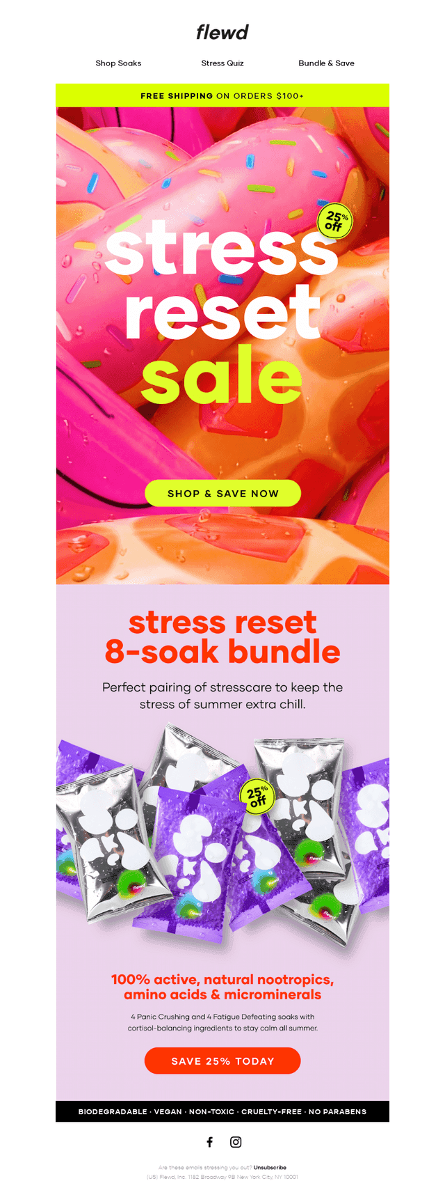 we're resetting summer stress for less