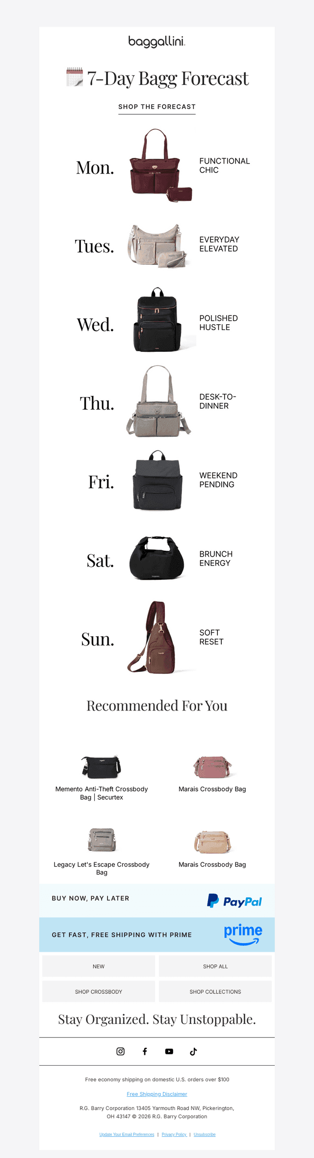 The Weekly Carry (& New Styles)