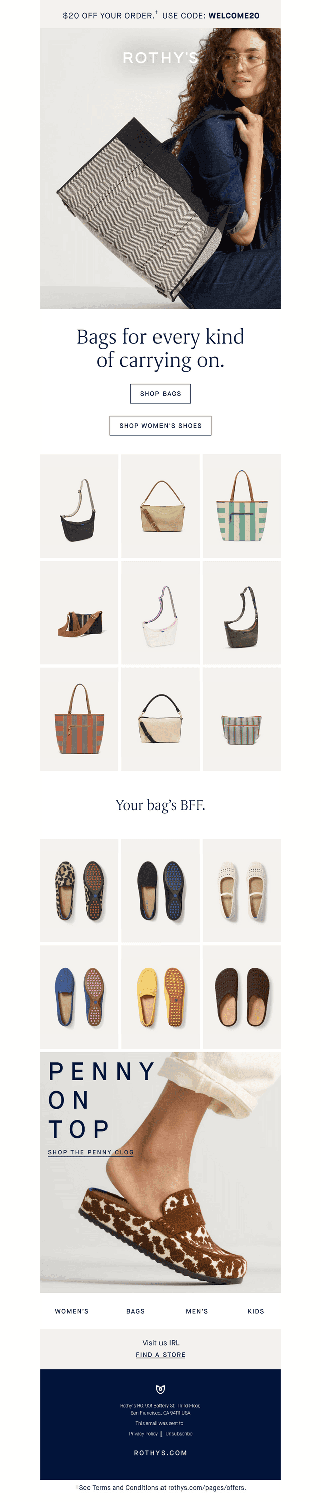 The bag *is* the outfit.