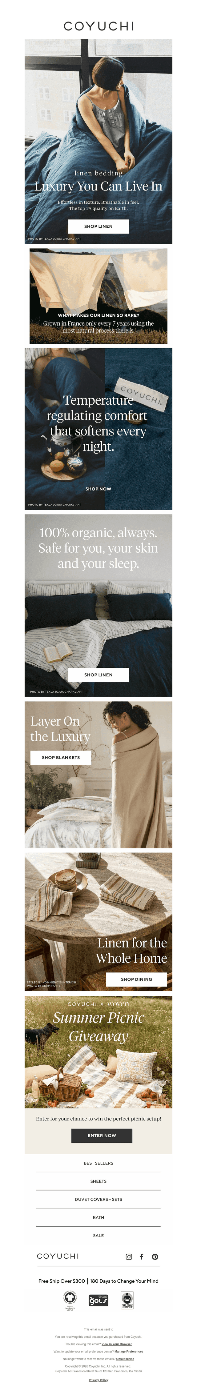 You've Never Felt Linen Sheets Like This