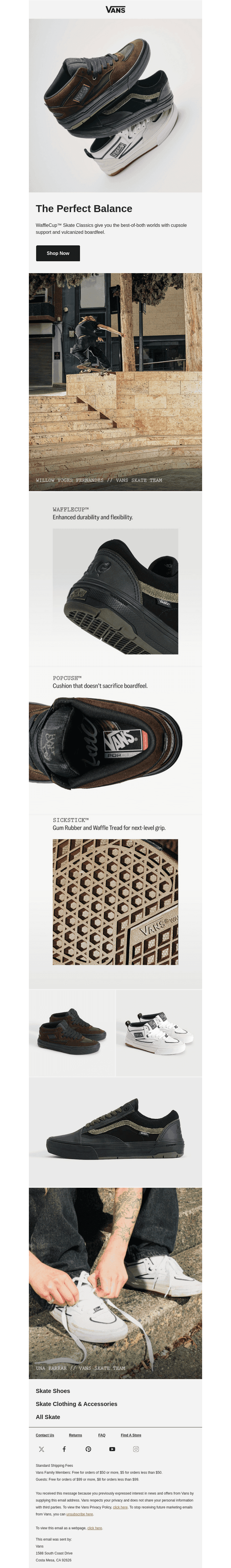 Vans email from Fri, Jul 10, 2026