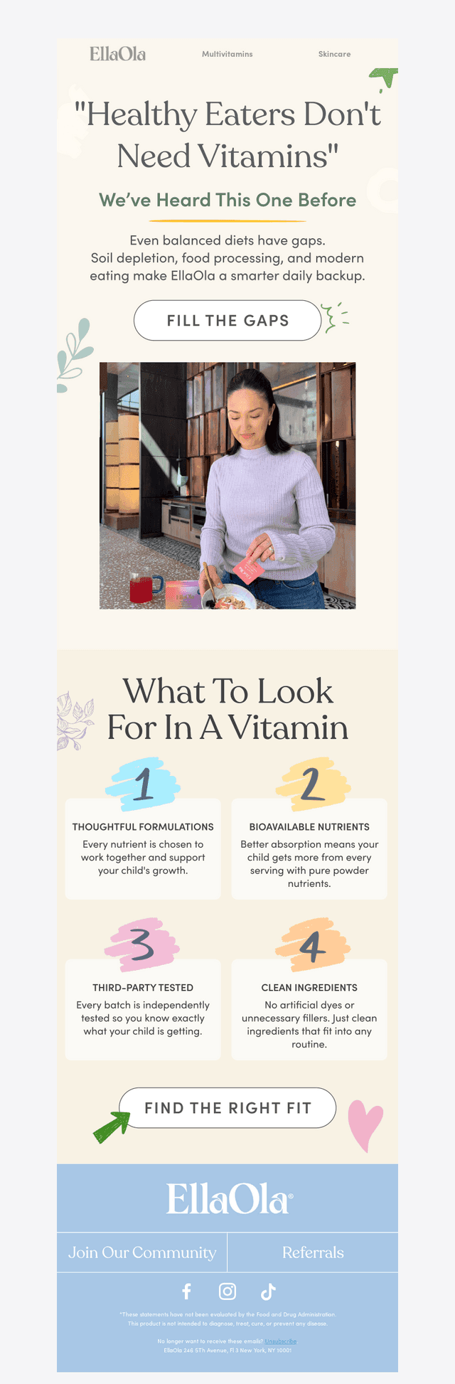 Do healthy kids really need vitamins?