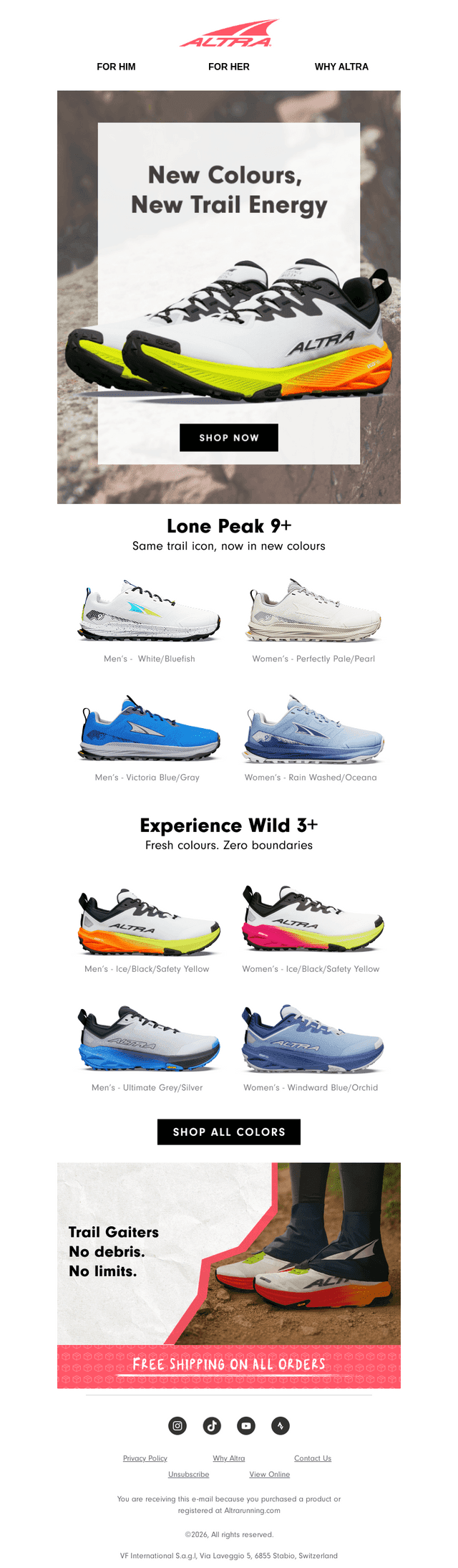 New Colours for Your Trail