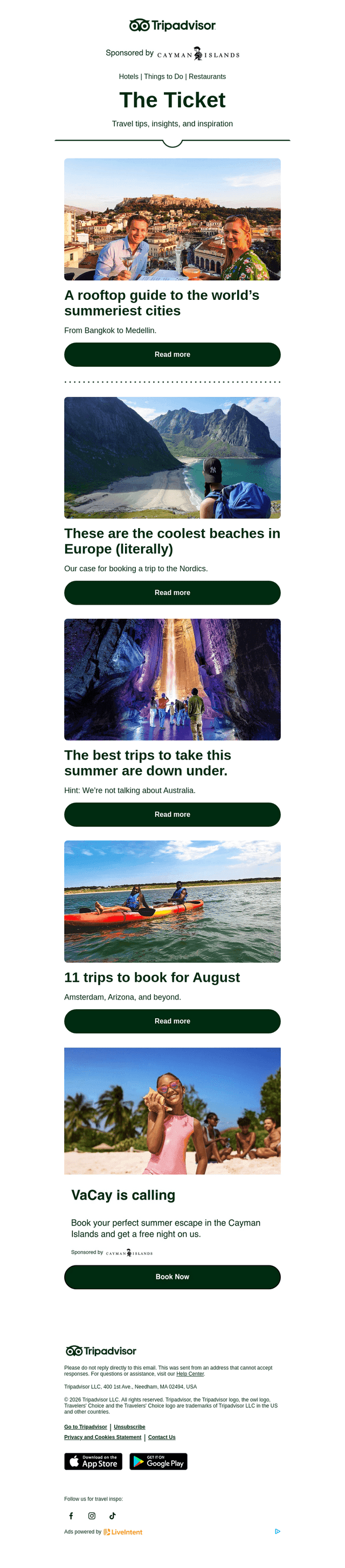 11 trips to book for August