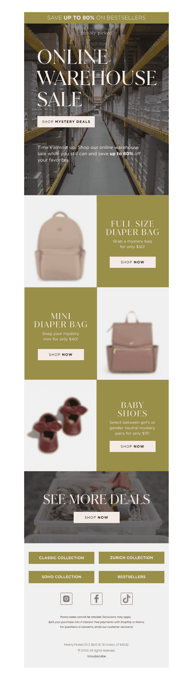 Up to 80% off Ends Today!