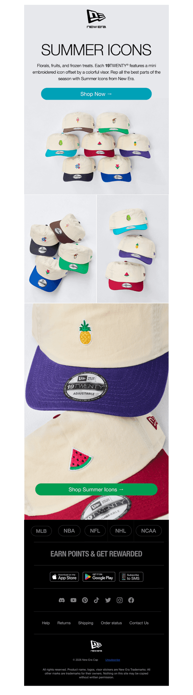 New Era Cap email from Sun, Jul 12, 2026