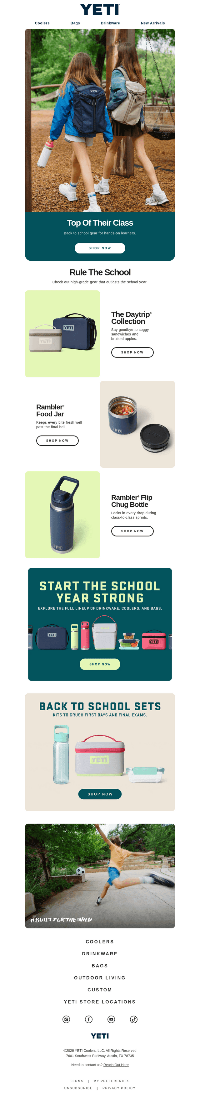 YETI email from Sun, Jul 12, 2026