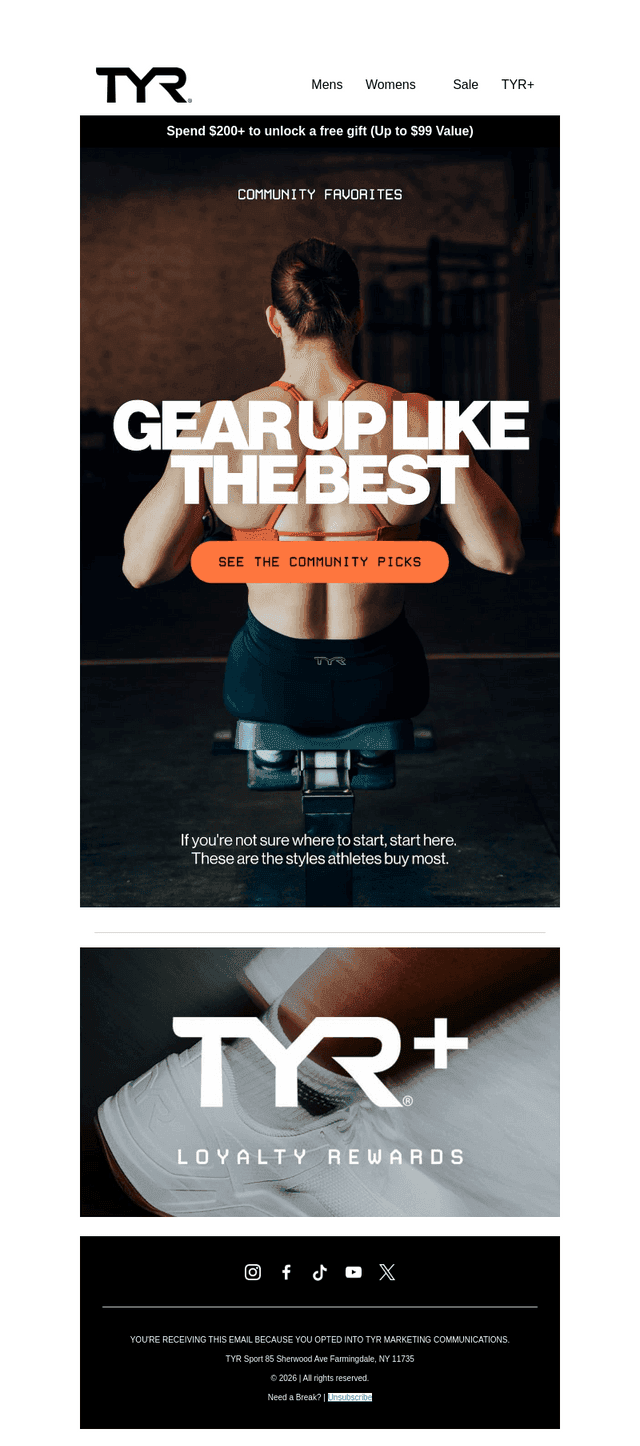 The Gear Our Athletes Trust.