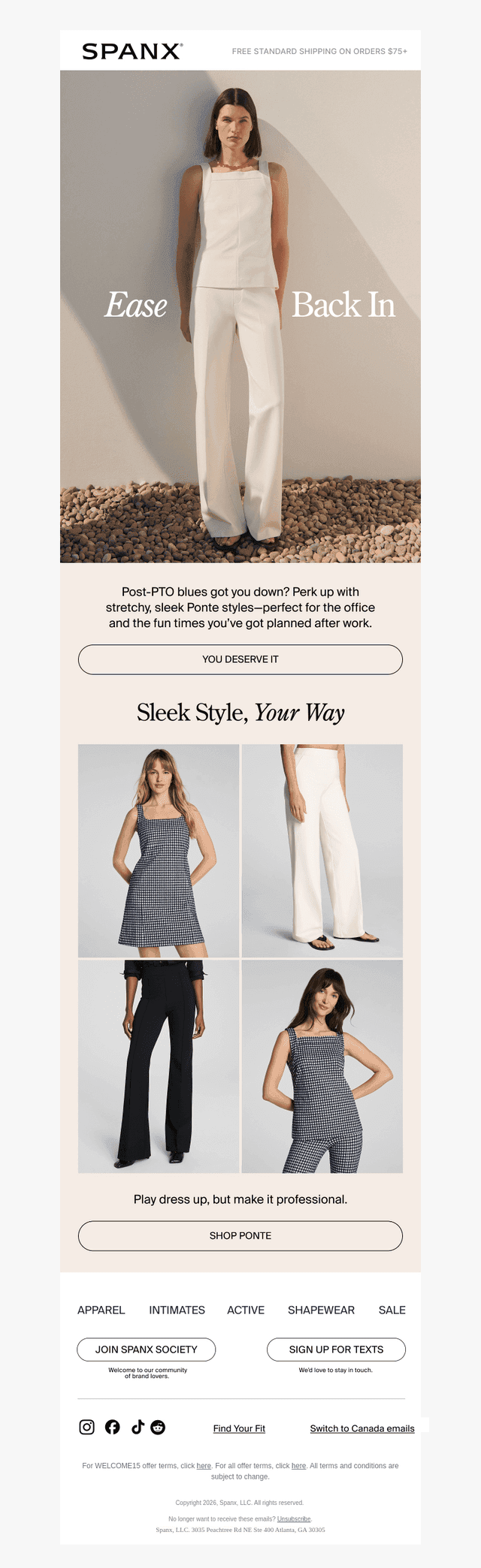 Spanx email from Mon, Jul 13, 2026