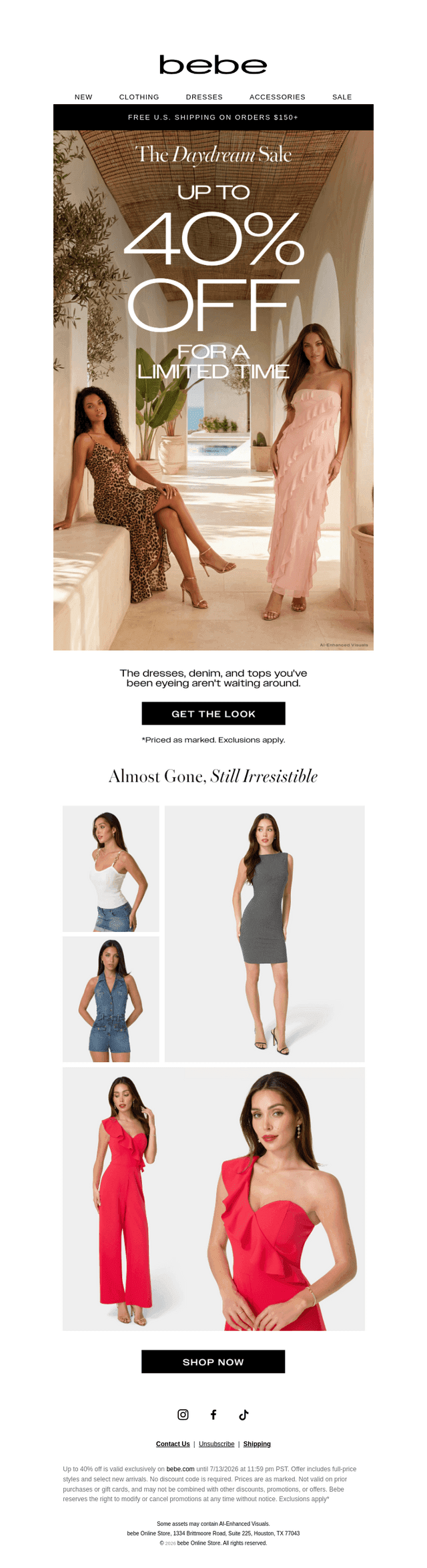 ✨ Up To 40% Off | The Clock Just Got Real ✨