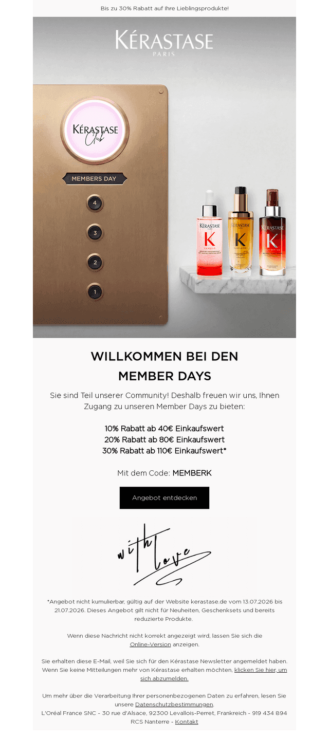 Die Member Days sind eröffnet ✨