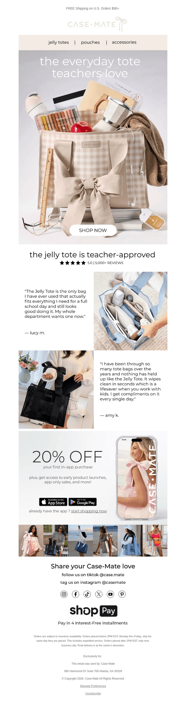 Case-Mate email from Mon, Jul 13, 2026