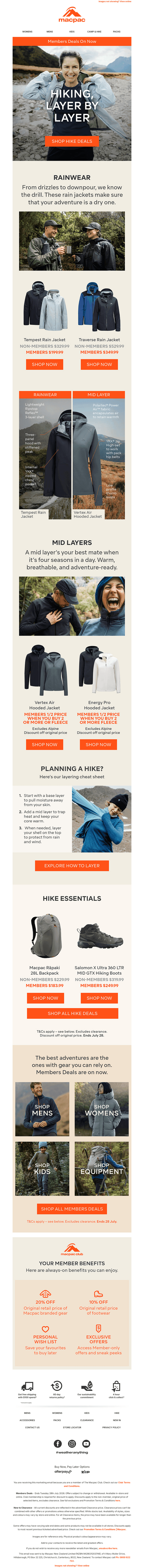 Going Hiking? You Need Layers.