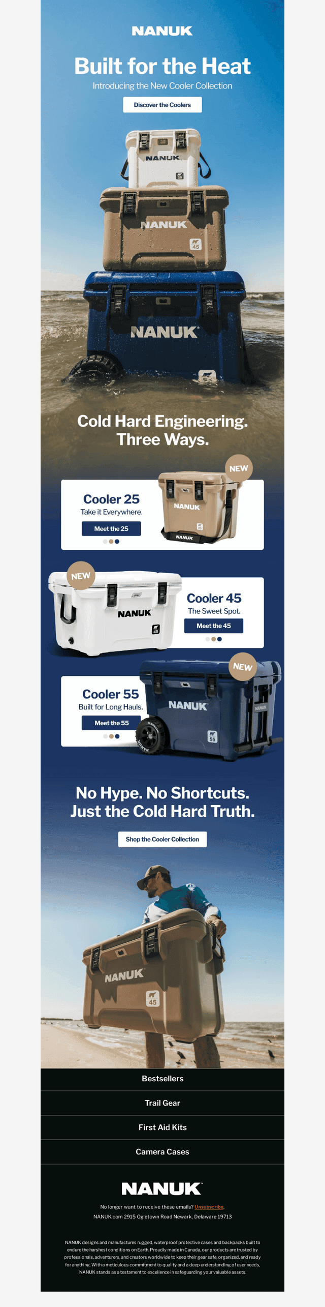 Introducing the NANUK Cooler Collection.