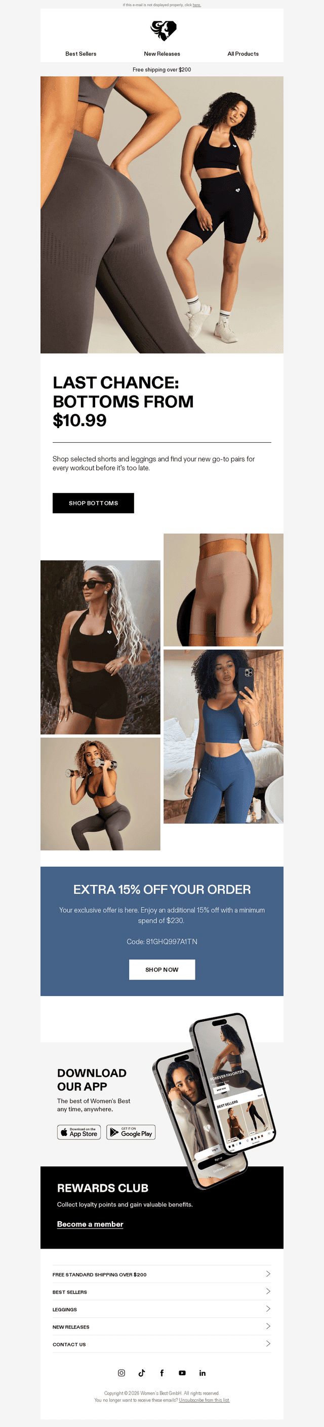 Women's Best email from Tue, Jul 14, 2026