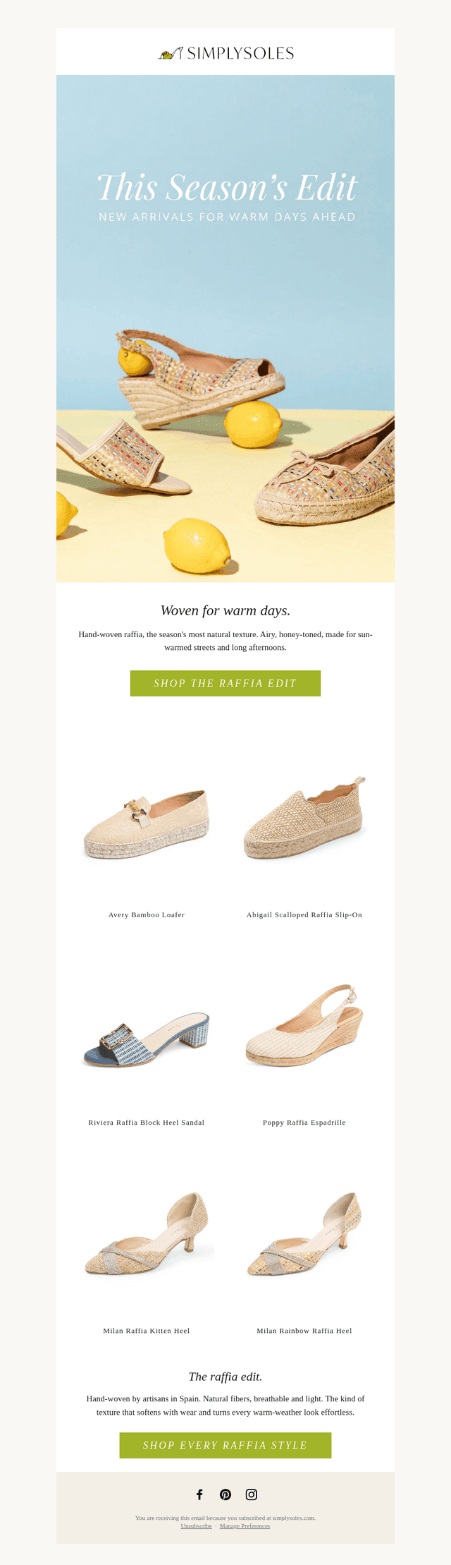 Woven for summer, worth the wait